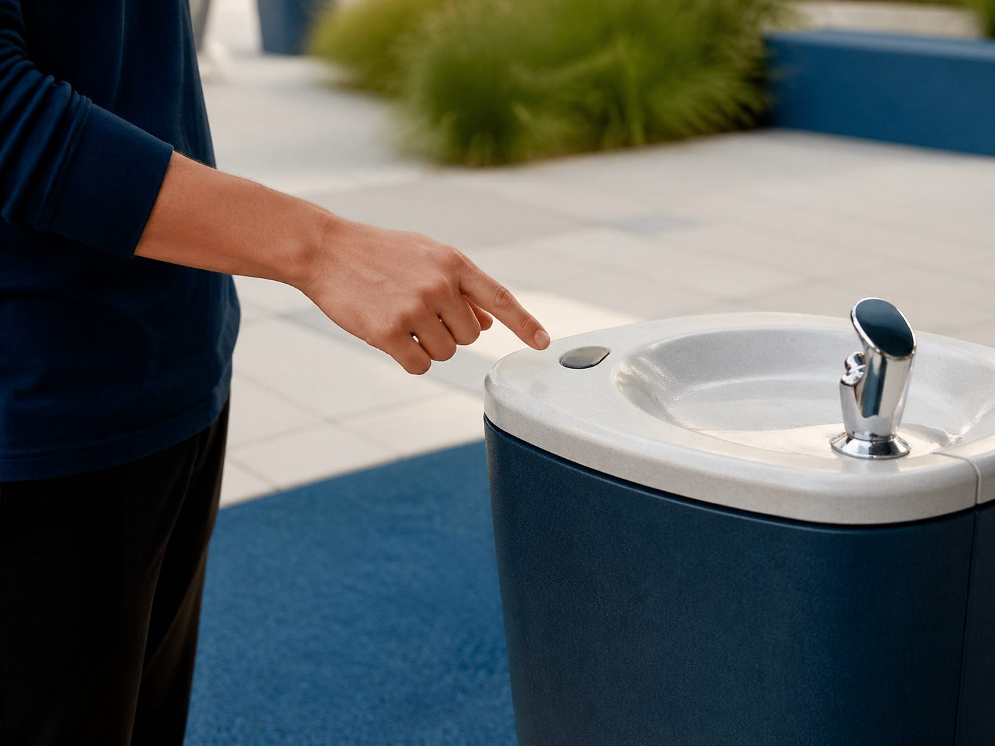 Free Standing Drinking Fountains in commercial or residential hydration context, WaterStation